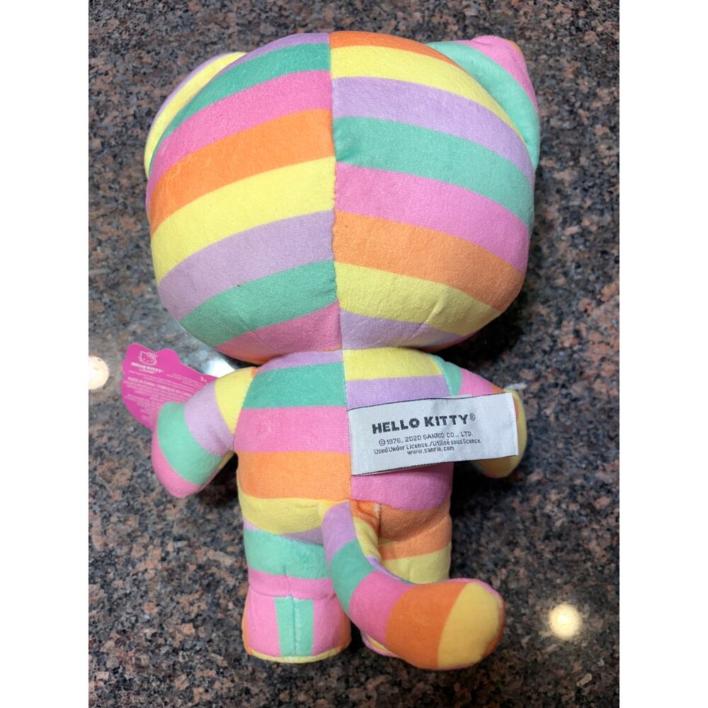 Hello Kitty Pastel Striped Cat Costume Plush - Picture 4 of 16